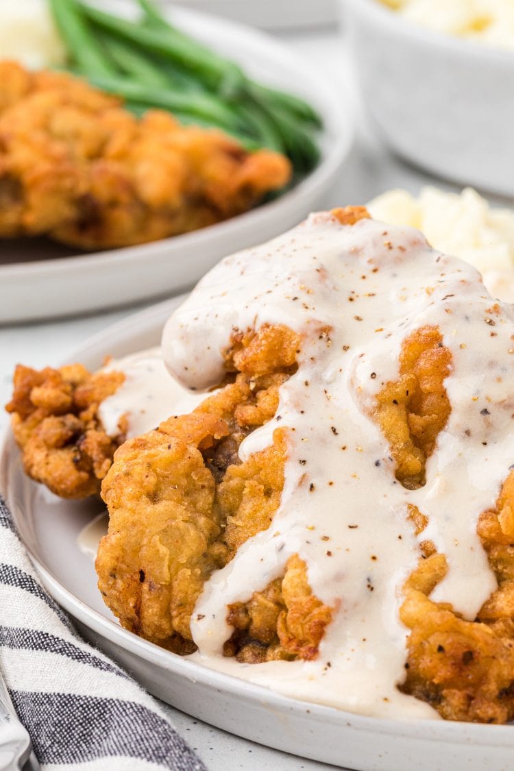 Chicken Fried Steak with White Gravy