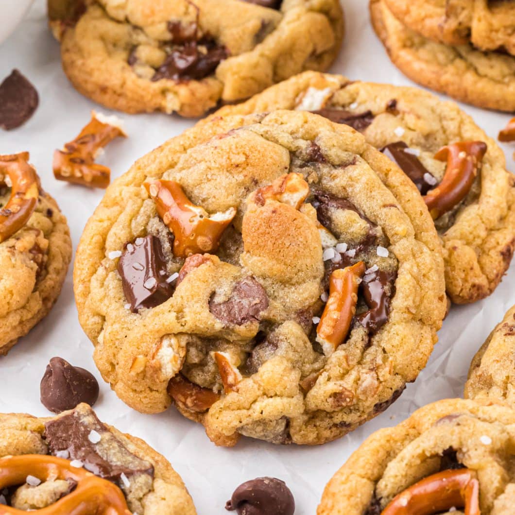 Chocolate Chip Pretzel Cookies
