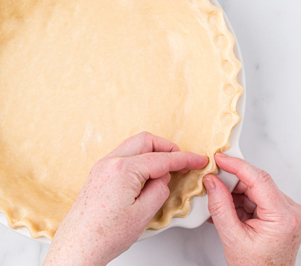 Pie Crust Using a Food Processor