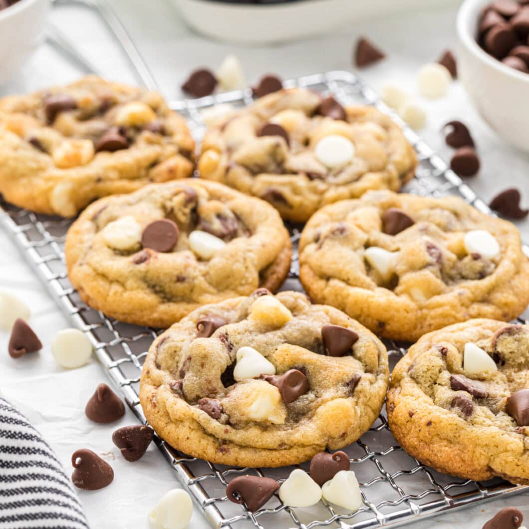 Chocolate Chip and White Chocolate Chip Cookies
