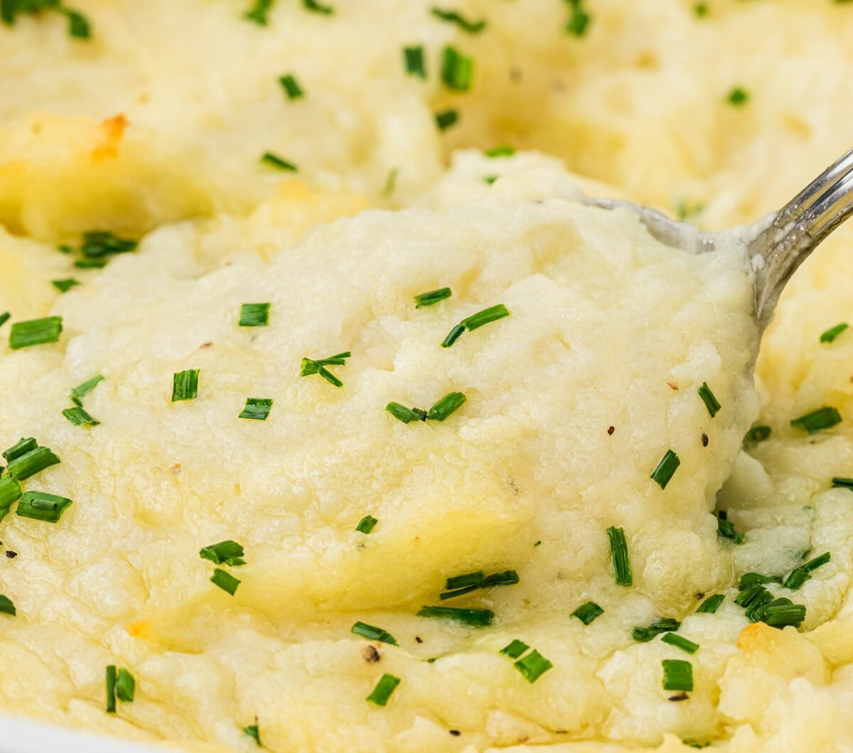 Baked Mashed Potatoes with Cream Cheese