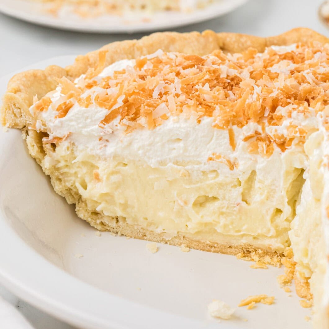 Coconut Cream Pie with Coconut Milk