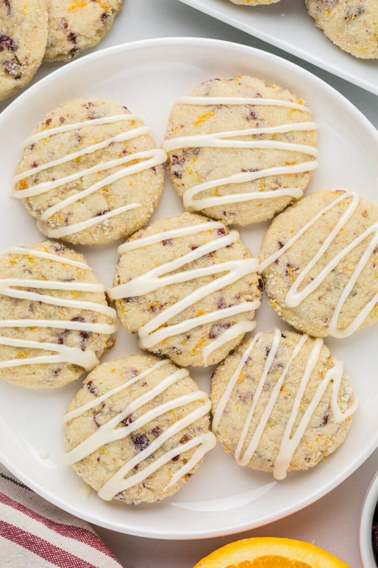 Orange Cranberry Cookies with Icing - Risa's Family Kitchen