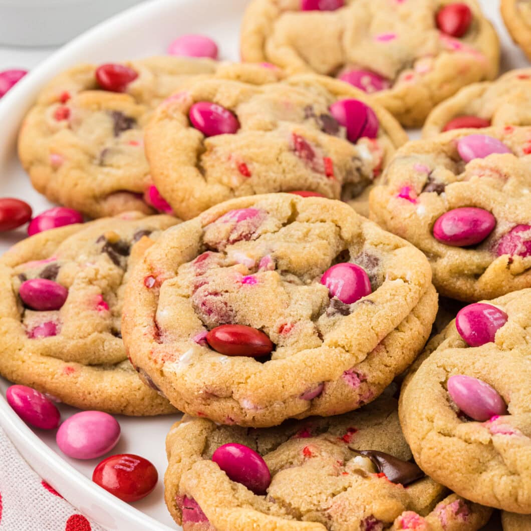 Valentine Chocolate Chip Cookies