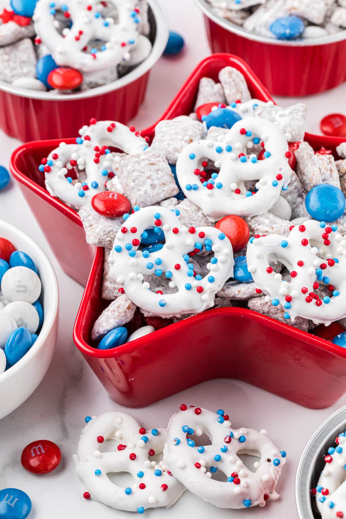 4th of July Chex Mix - Risa's Family Kitchen