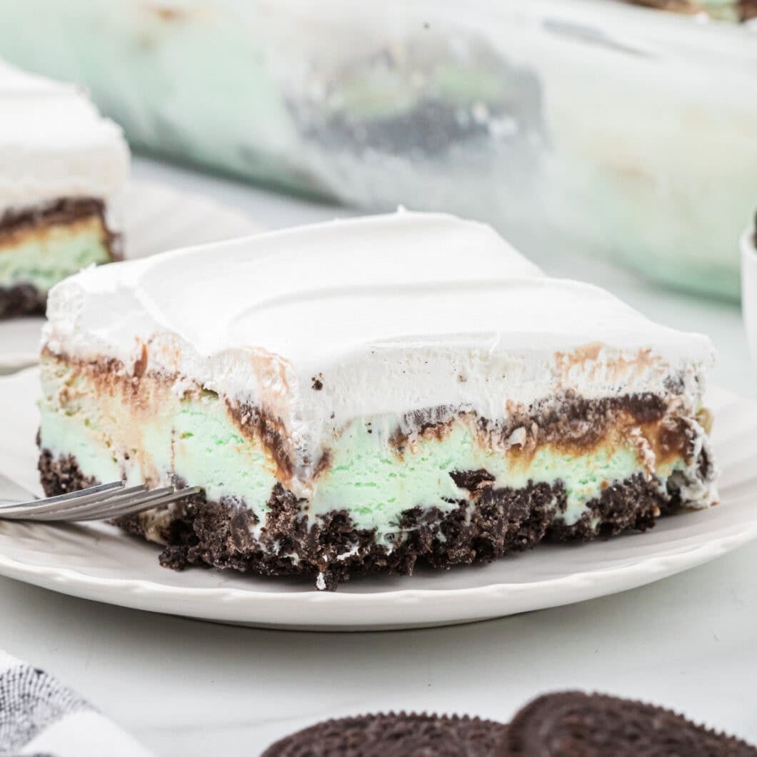Grasshopper Ice Cream Pie