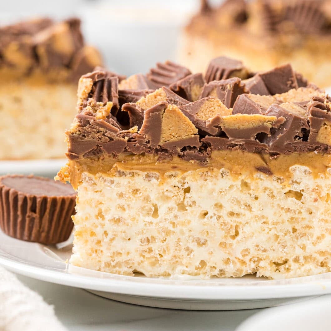 Chocolate Peanut Butter Rice Krispie Treats