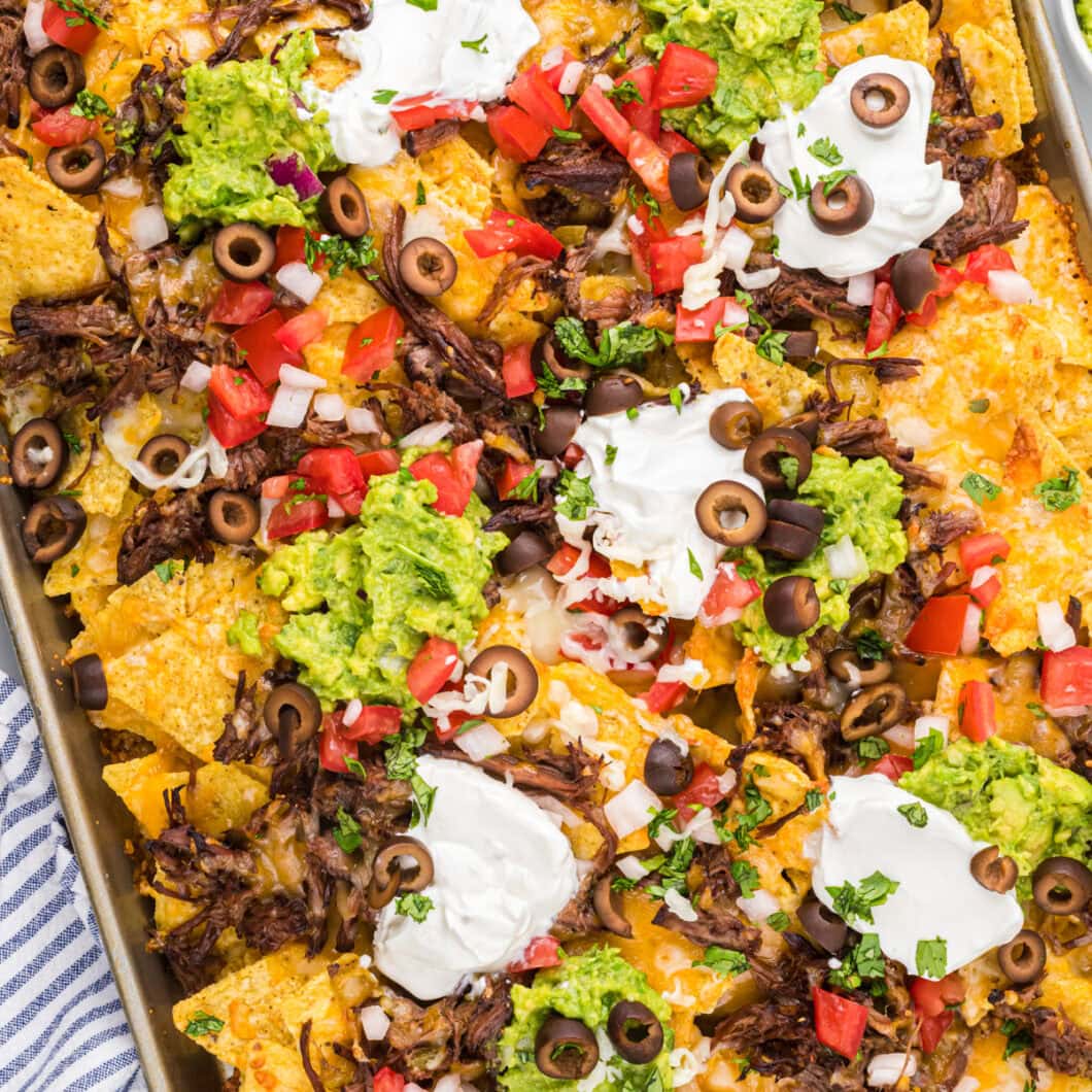 Shredded Beef Nachos