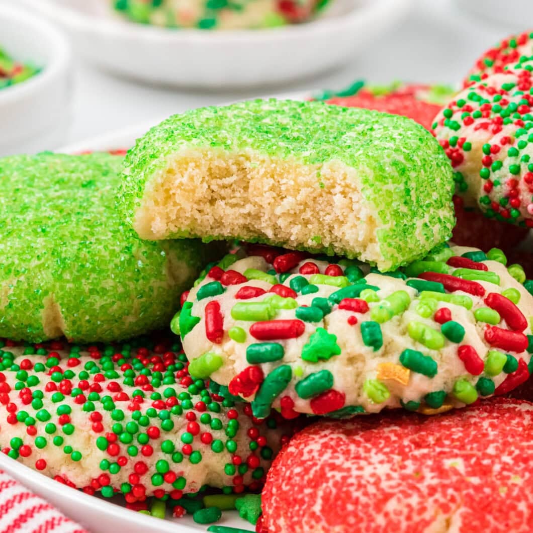 Christmas Sprinkle Cookies